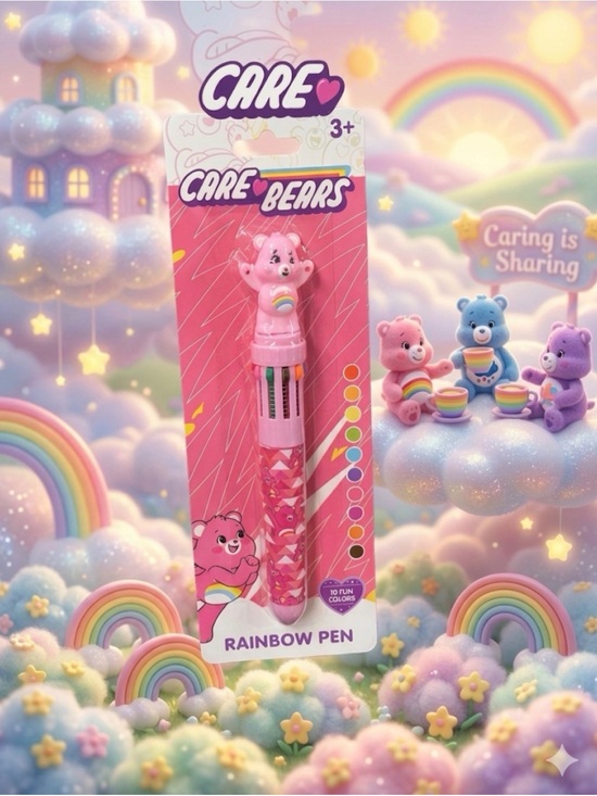 Care Bears Other - ⛱️ Care Bears Rainbow Pen with 10 colors